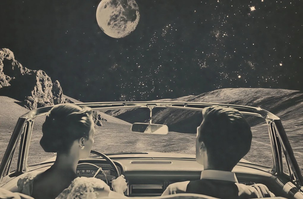 Poszter 86,4x56,8cm Vigyél engem a Holdra