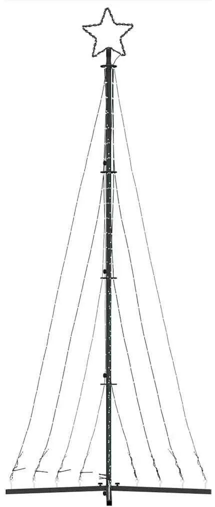 kék LED karácsonyfa 447 LED 249 cm
