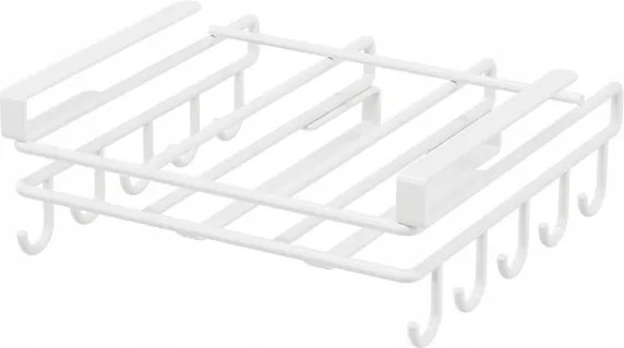 Polctartó polc alá akasztható szekrény vágódeszka törölközőtartó