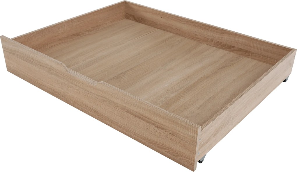 Egyszemélyes ágy 1S/90, sonoma tölgyfa, TEYO