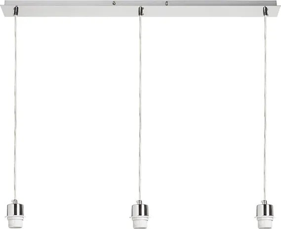 RENDL MORE 80 mennyezeti függőlámpa alap matt nikkel 230V LED E27 3x15W