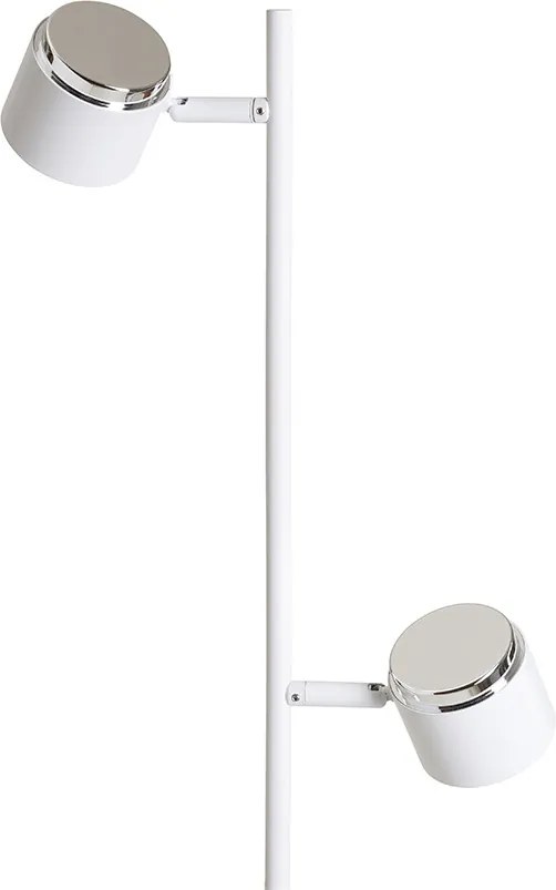 RENDL NOVA II stojanová bílá chrom/mléčný akryl 230V LED 2x3.5W 3000K