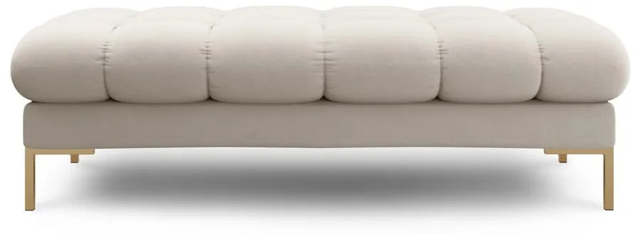 Bézs párnázott pad Bali – Cosmopolitan Design