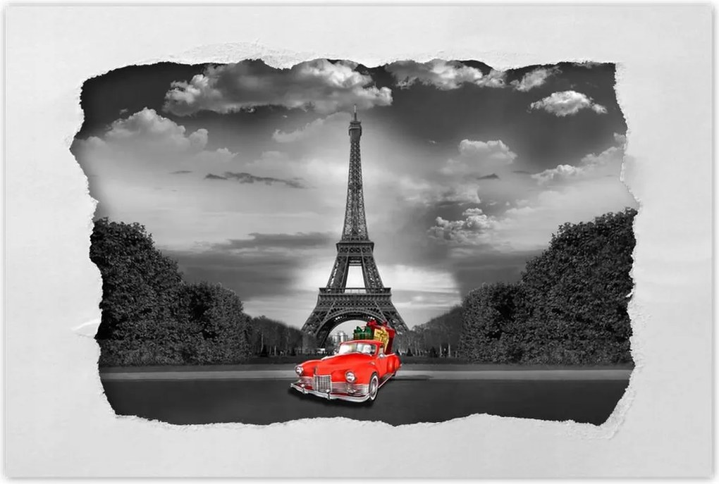 Poszterek 90x60 Eiffel-torony Franciaország