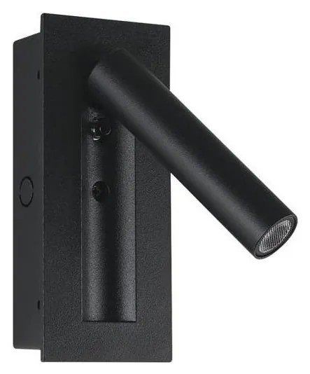 LED fali spotlámpa LED/2W/230V 3000K fekete