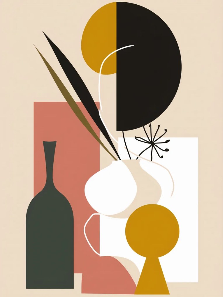 Poszter 75x100cm Absztrakt Natura Morte