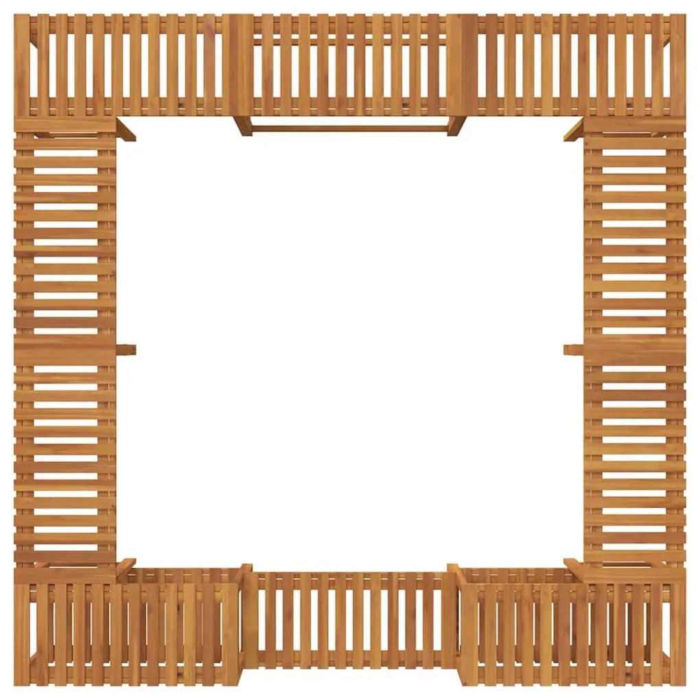 Jakuzzi Környezet Barna 230 x 230 cm Tömör Akácfa