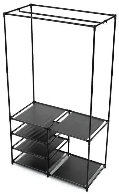 Fekete Fém Ruhafogas. GD-172 BK