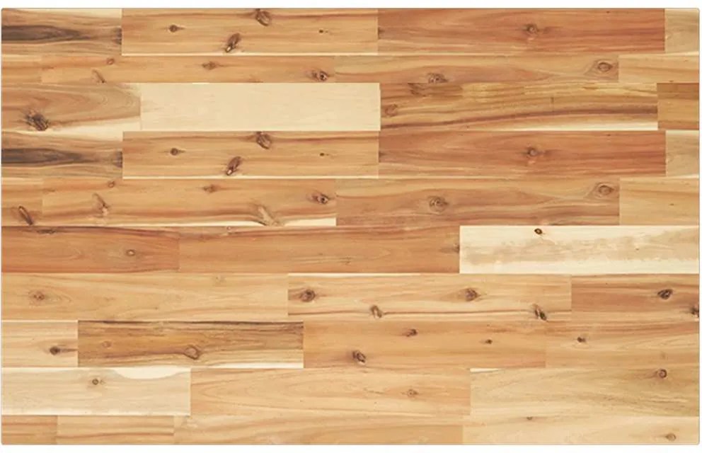 vidaXL olajbevonatú tömör akácfa íróasztallap 100 x 50 x 2 cm