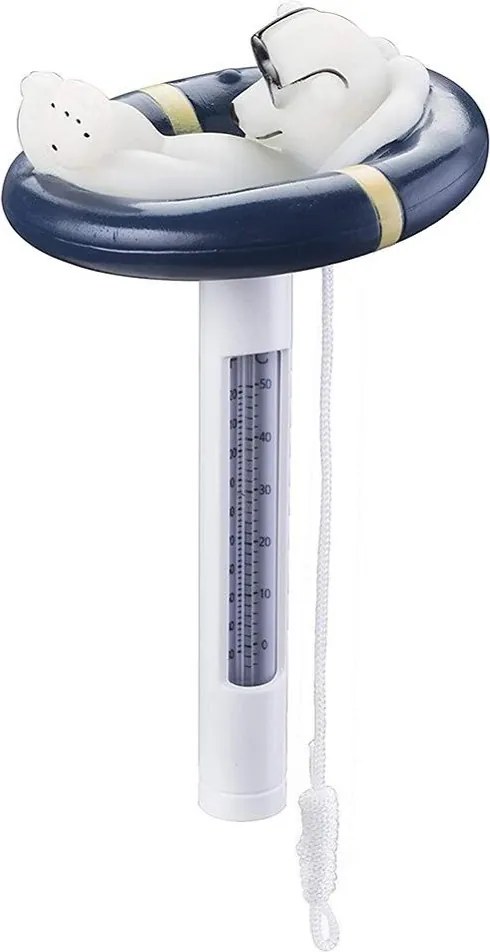 Medence hőmérő, jegesmedve figura
