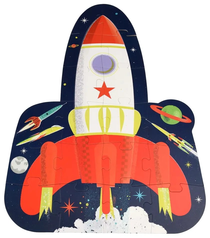 Puzzle (darabszám 18) Space Age rocket – Rex London