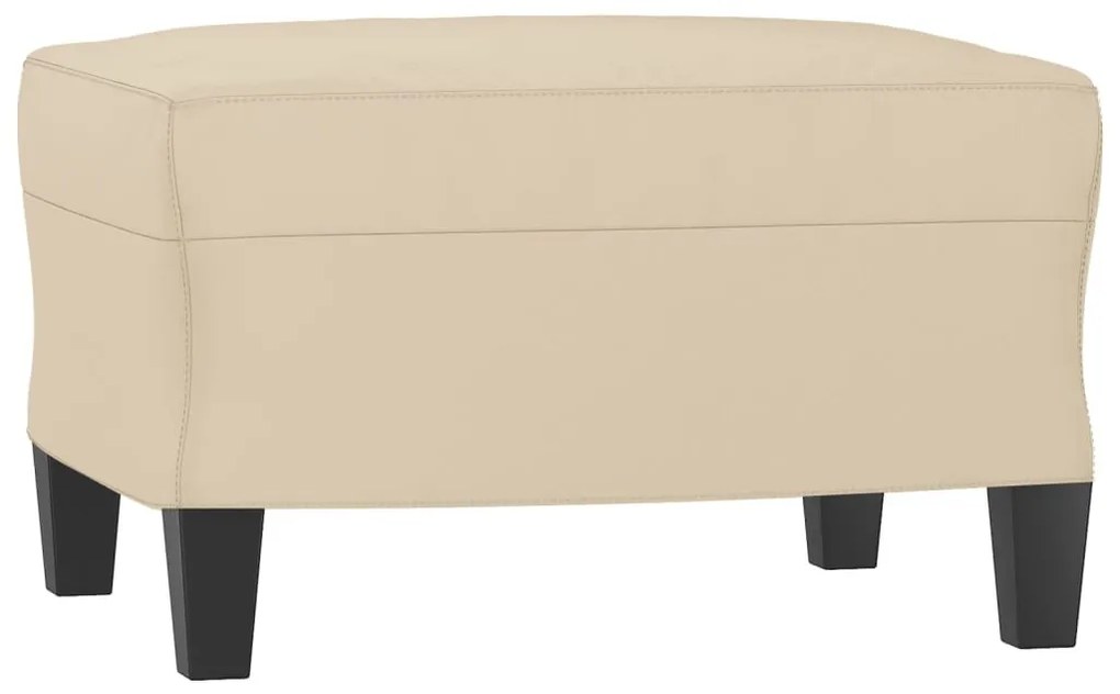 vidaXL 4 részes krémszínű mikroszálas szövet ülőgarnitúra párnával