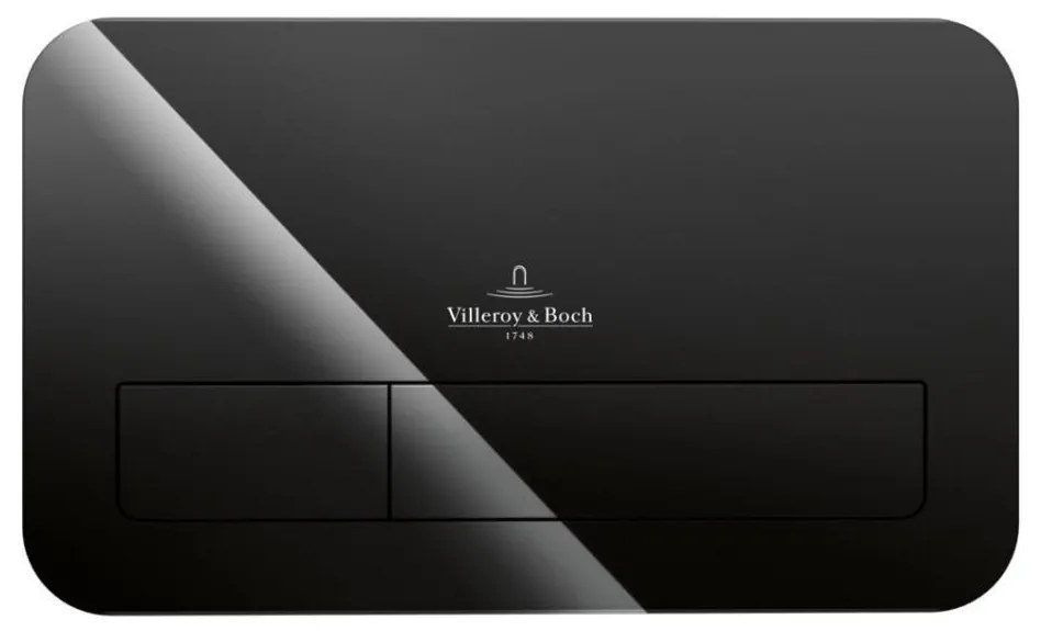 Villeroy & Boch 922400RB - VICONNECT öblítős nyomógomb fényes fekete