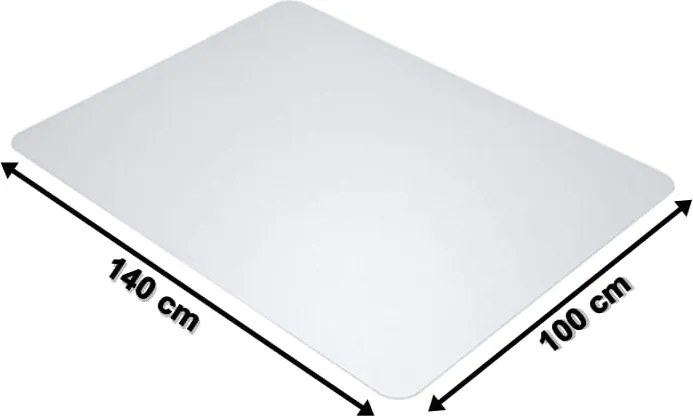 Szék alatti átlátszó műanyag szőnyeg 100 x 140 cm