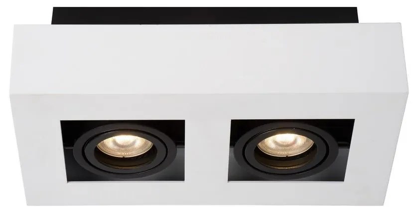 Lucide 09119/11/31 - LED spotlámpa XIRAX 2xGU10/5W/230V fehér