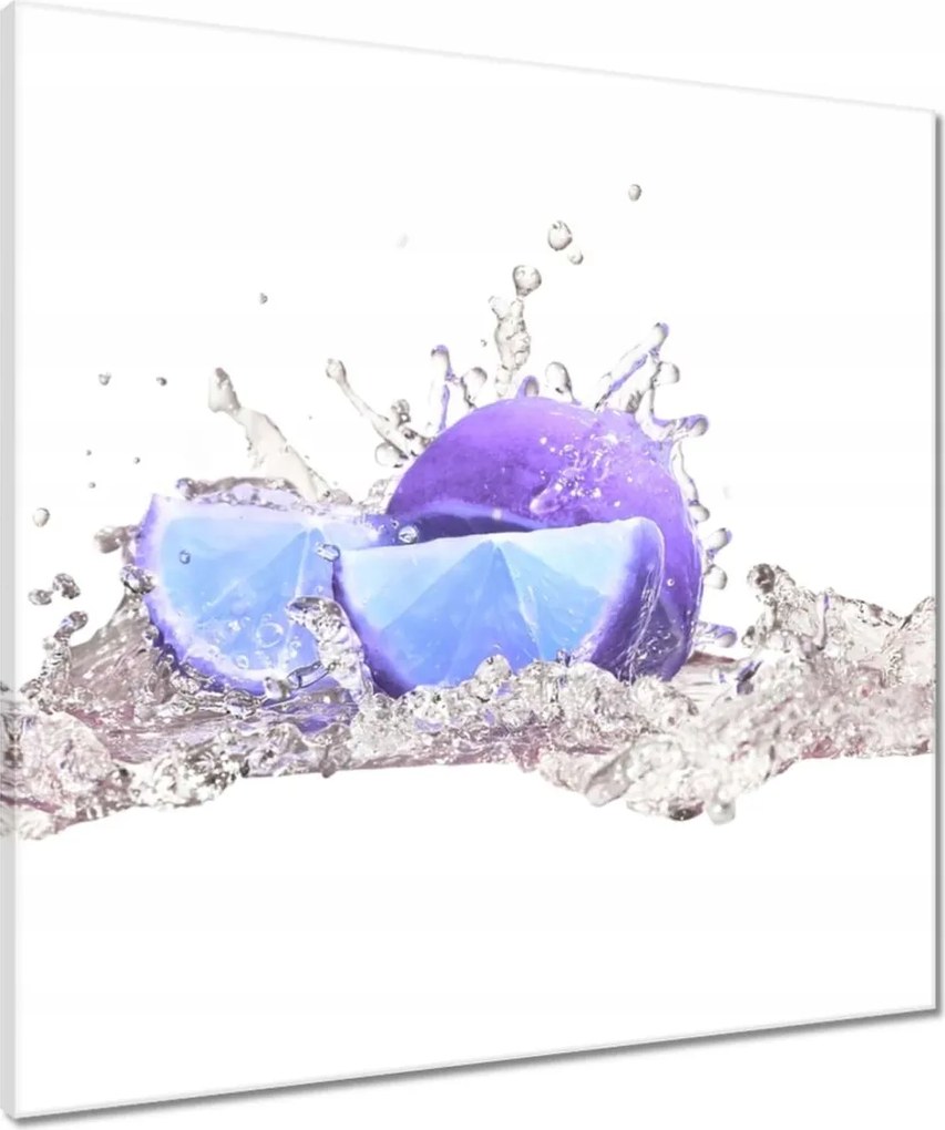 Vászonkép 60x60 Kék lime