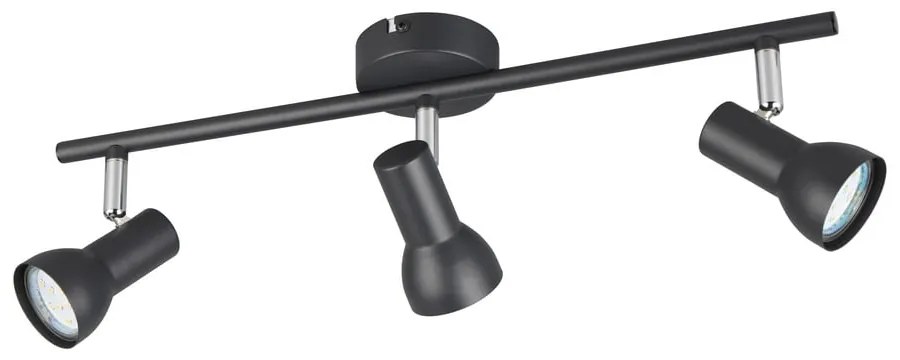 Fekete spotlámpa ø 8 cm Cantar – Reality