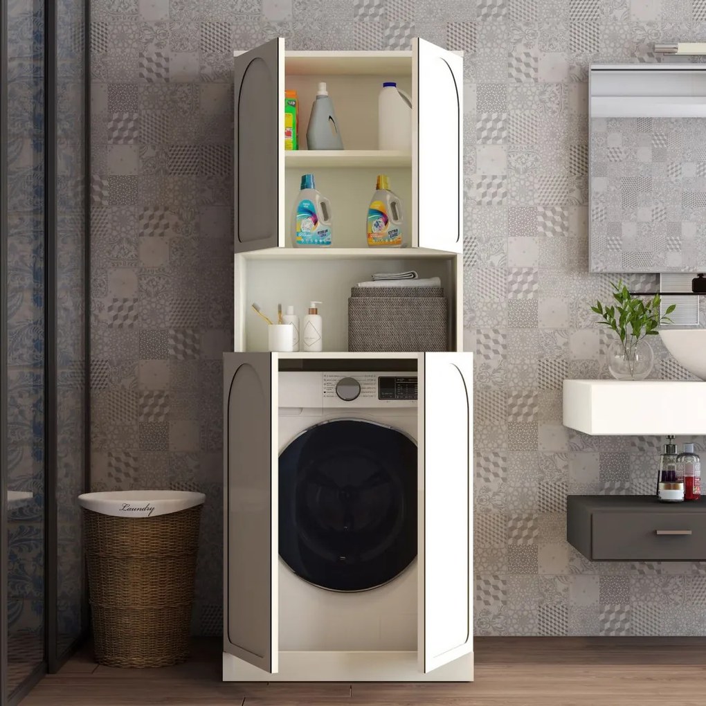 Lyon fürdőszobaszekrény, krém, 70 cm – TR845HCT4402