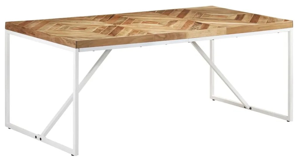 Tömör akácfa és mangófa étkezőasztal 180 x 90 x 76 cm