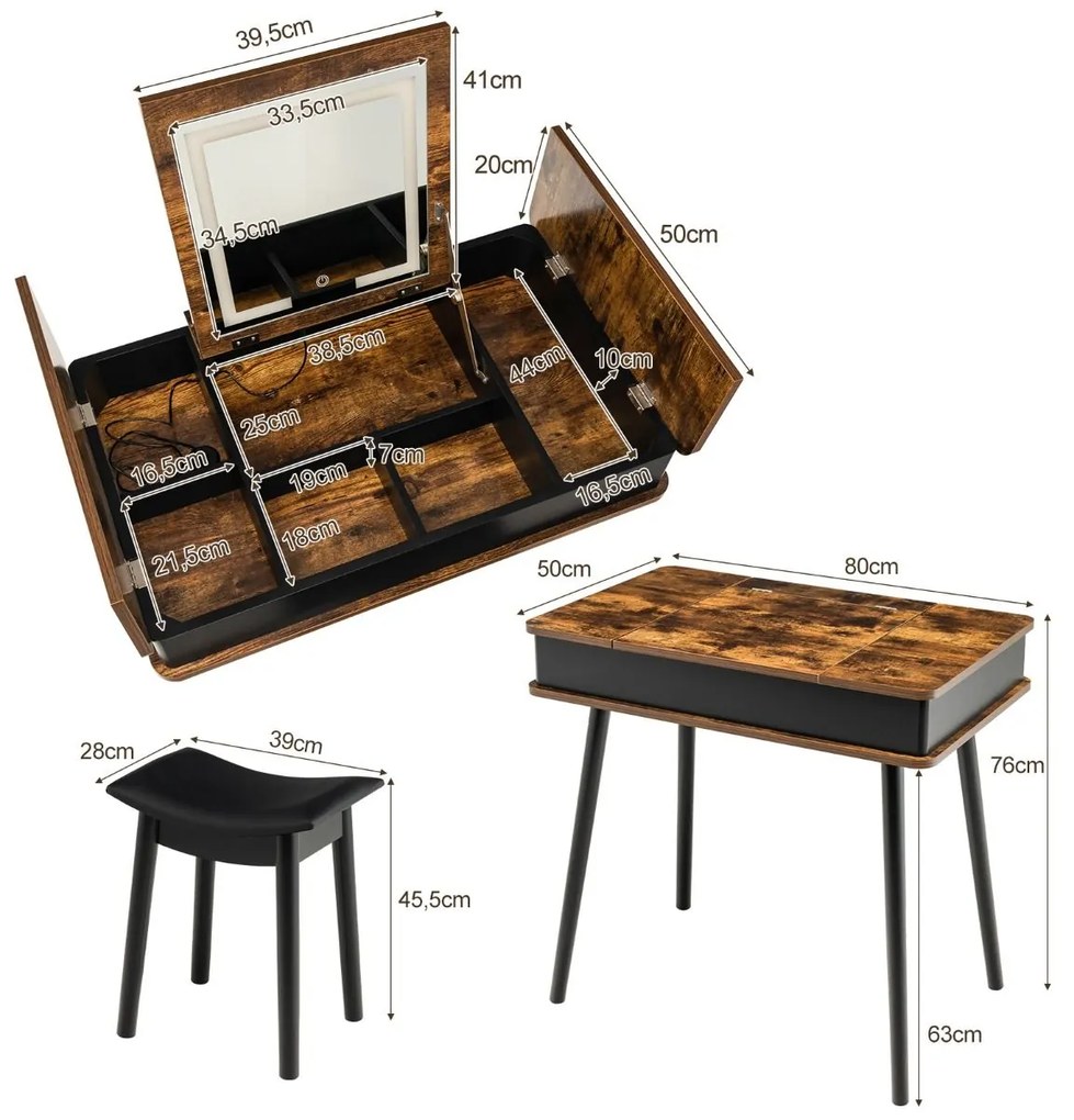 Fésülködő asztal Marie Antoinette