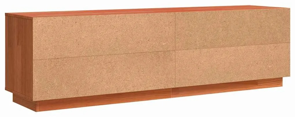 TV szekrény Barna 156 x 37 x 45 cm Tömör fenyőfa