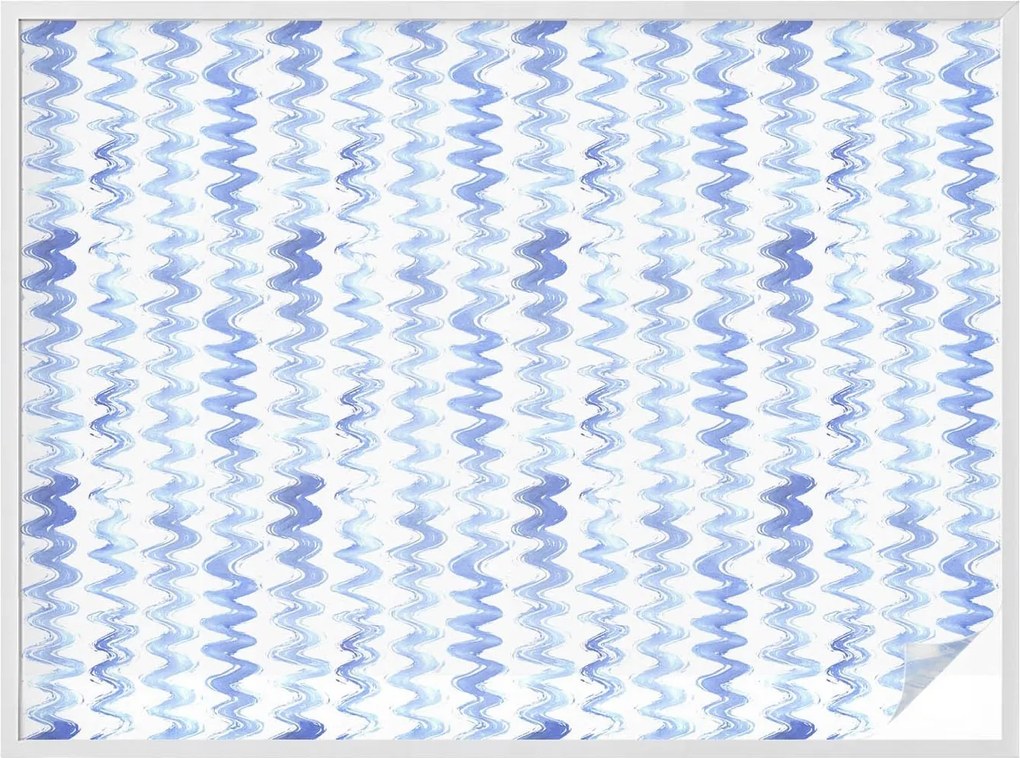 Öntapadós szélvédő furnér Adatvédelem Kék hullámok 200x146