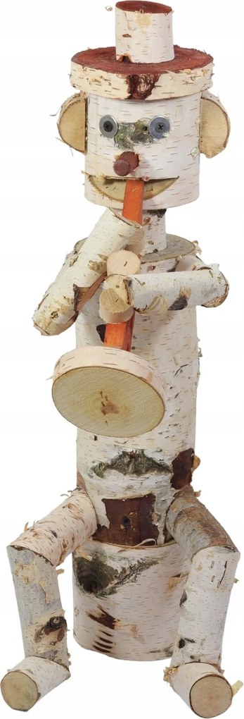 Fa kerti figura nyírfa Trombita 55cm kerti dekoráció