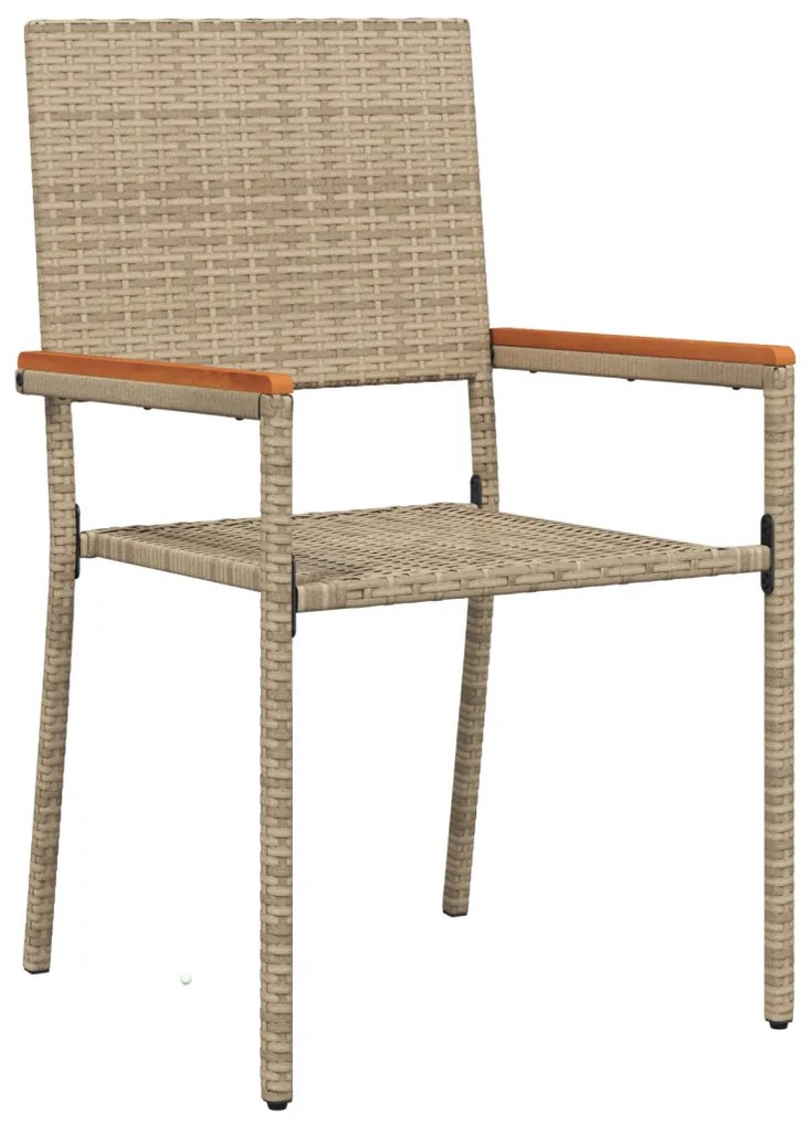 Kert étkező szett 5 pcs Bézs 150 x 90 x 75 cm polirattan