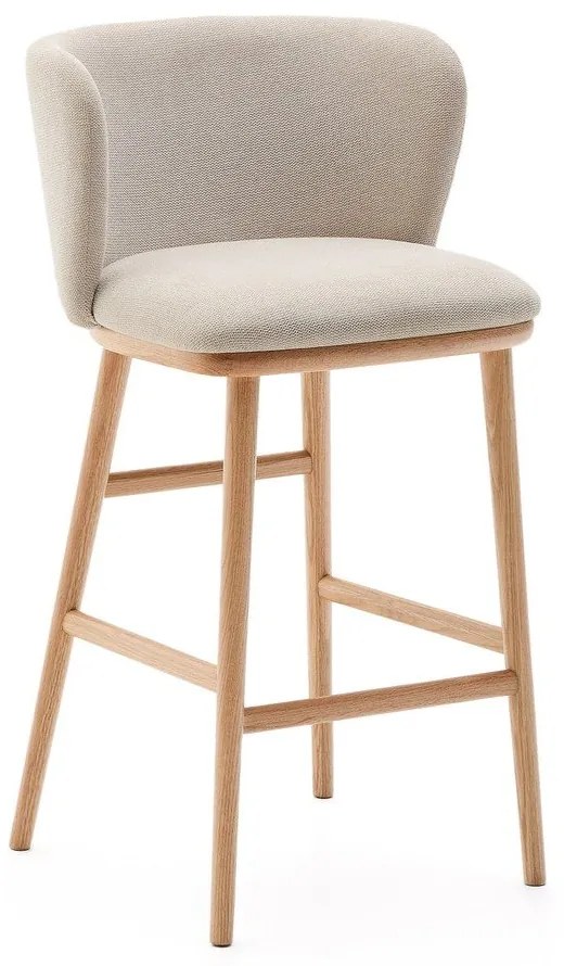 Bézs bárszék (ülésmagasság 65 cm) Ciselia – Kave Home