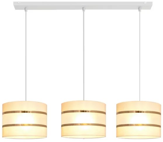 Csillár zsinóron HELEN 3xE27/15W/230V krém