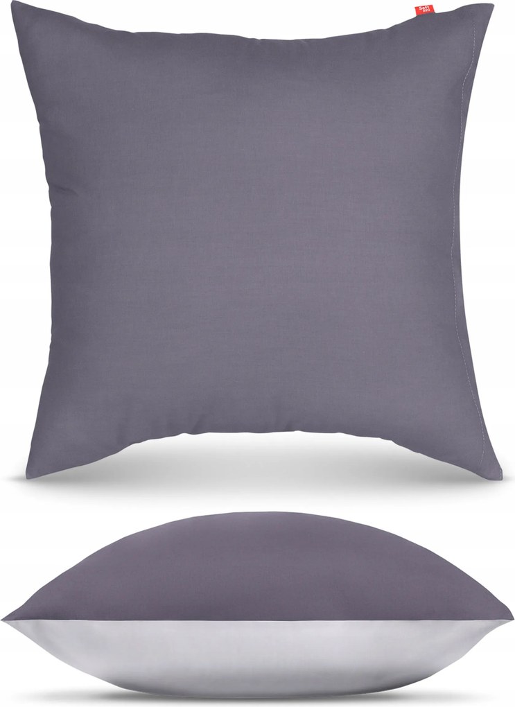 Párnahuzat 40X40 Díszpárna Pamut Szürke 100% Pamut