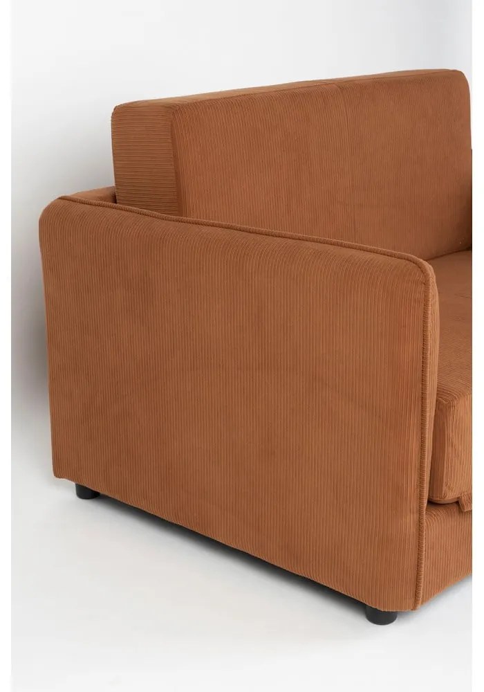 Narancssárgásbarna fotel Jopie – White Label