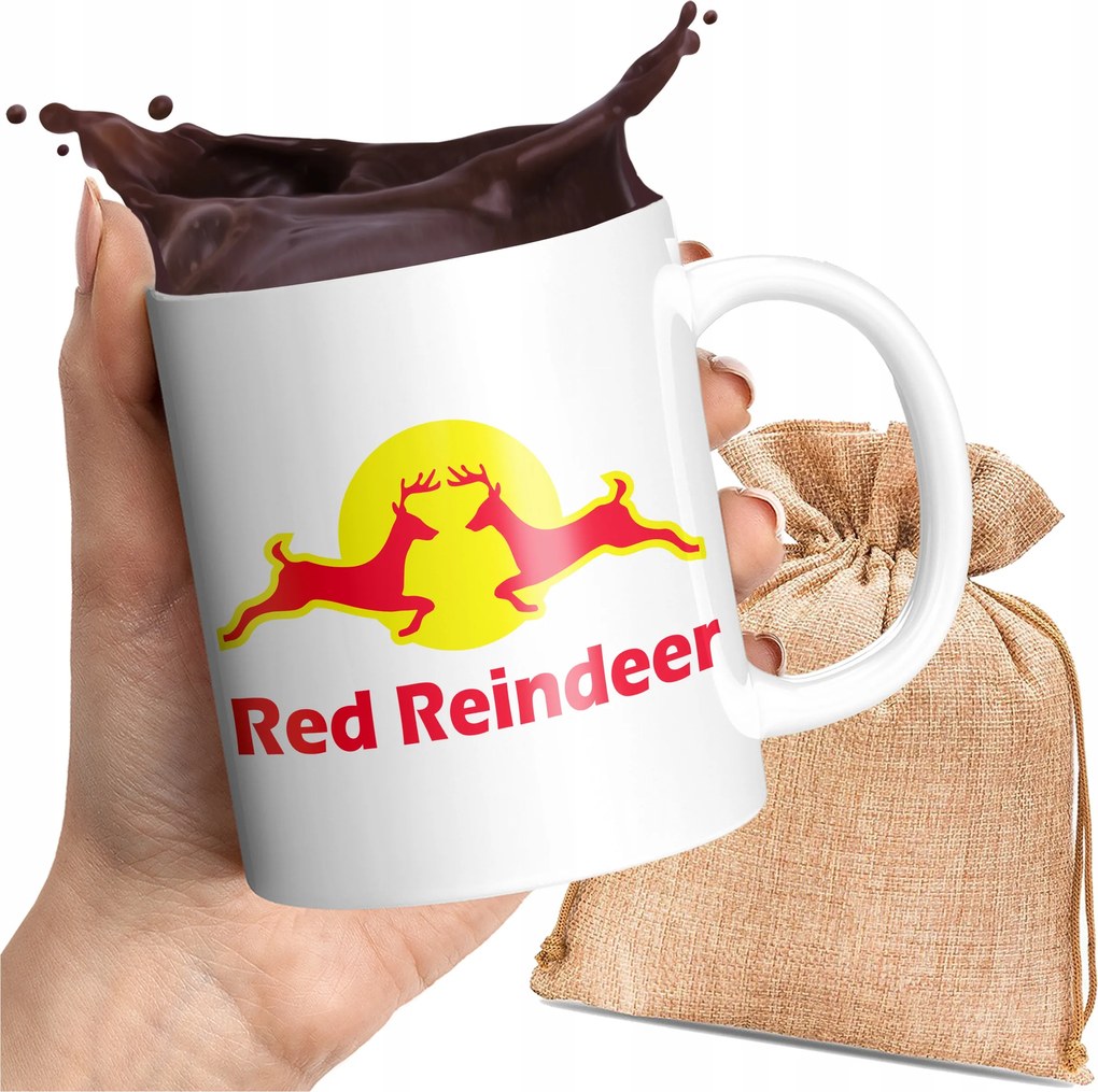 Karácsonyi Rénszarvas Bögre