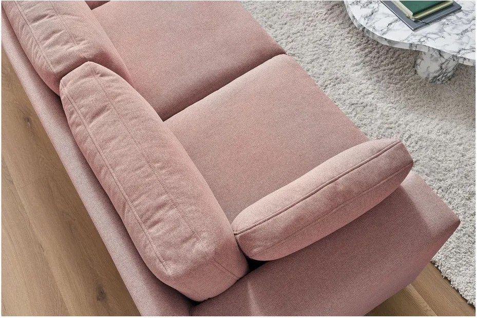 Rózsaszín kanapé 250 cm Belair – Bobochic Paris