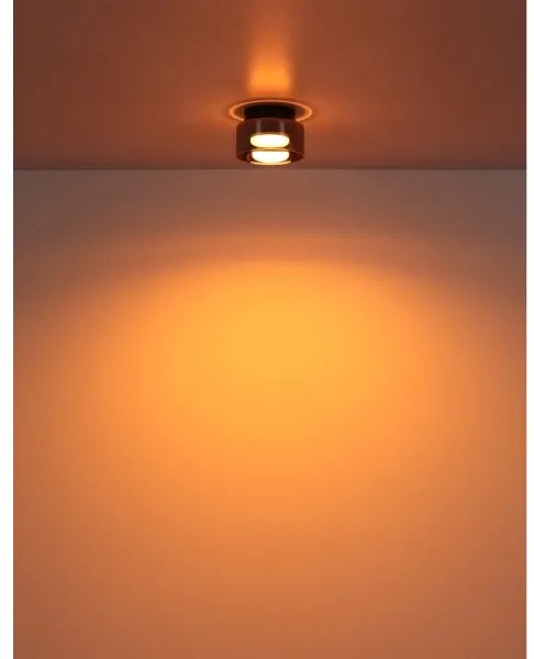 Globo 16055DS - LED Mennyezeti lámpa HIGGINS 1xGX53/6W/230V átm. 13 cm fekete