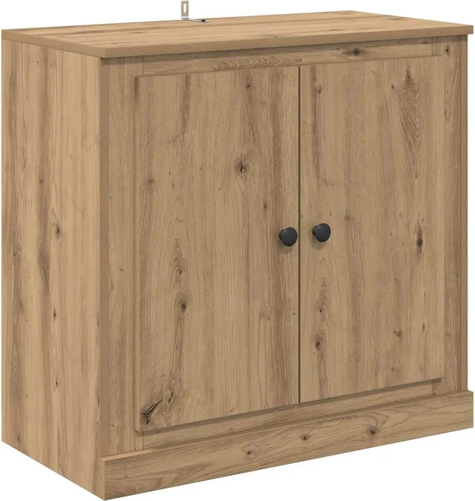 vidaXL Széf Artisan tölgy 70 x 35,5 x 67,5 cm Faanyag