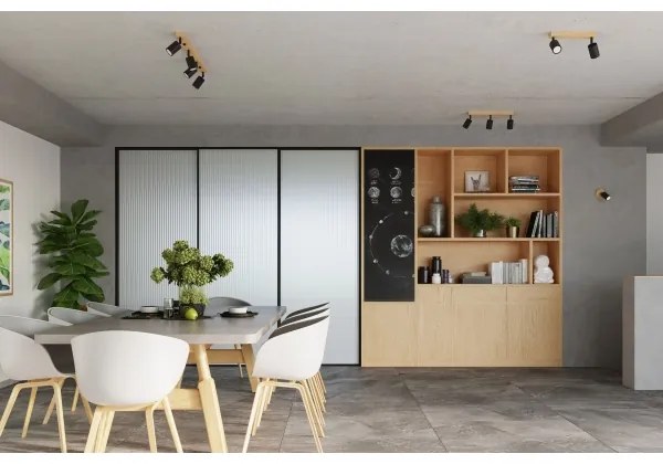 Sollux SL.1290 - Fali spotlámpa VERDO 1xGU10/10W/230V fekete