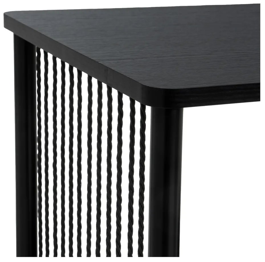 Fekete dohányzóasztal 40x80 cm Manila – Casa Selección