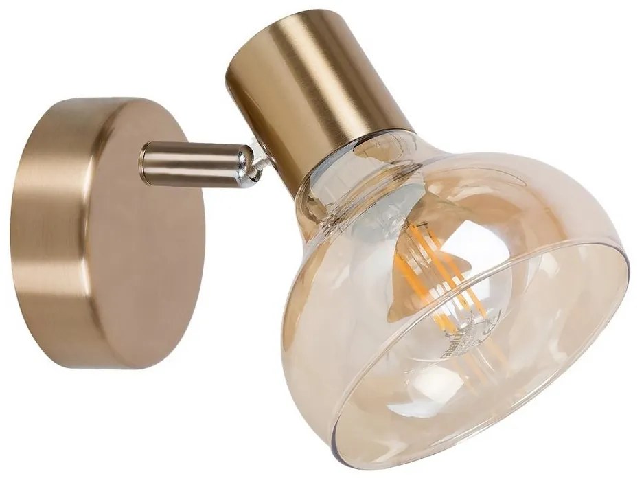 Rabalux 5546 - Fali lámpa HOLLY 1xE14/40W/230V arany