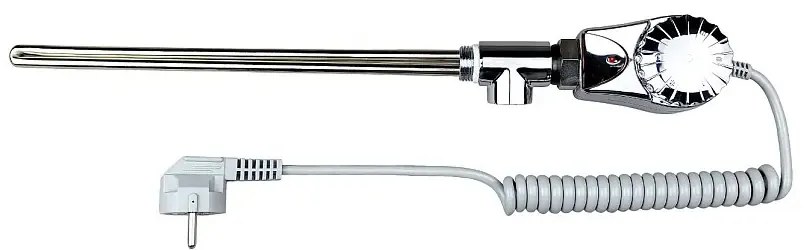 Fűtőbetét törölközőszárító radiátorhoz - Viva Platinum Therm- KRÓM - termosztátos - 1200 Watt - 230V