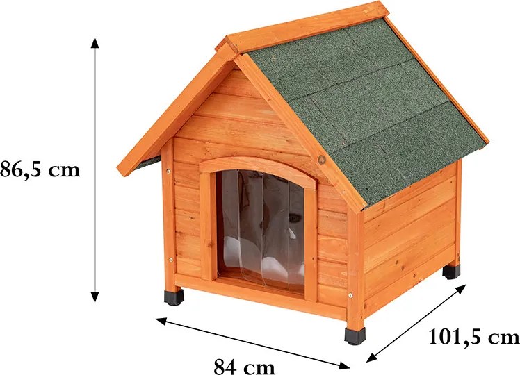 Smiley Classic kutyaház "L" 85x101x87 cm