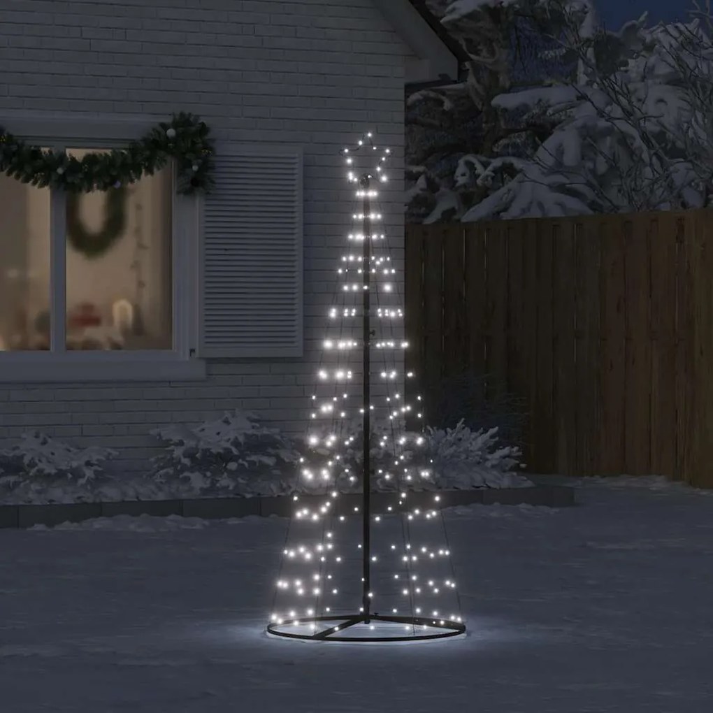 hideg fehér LED karácsonyfa 200 LED 182 cm