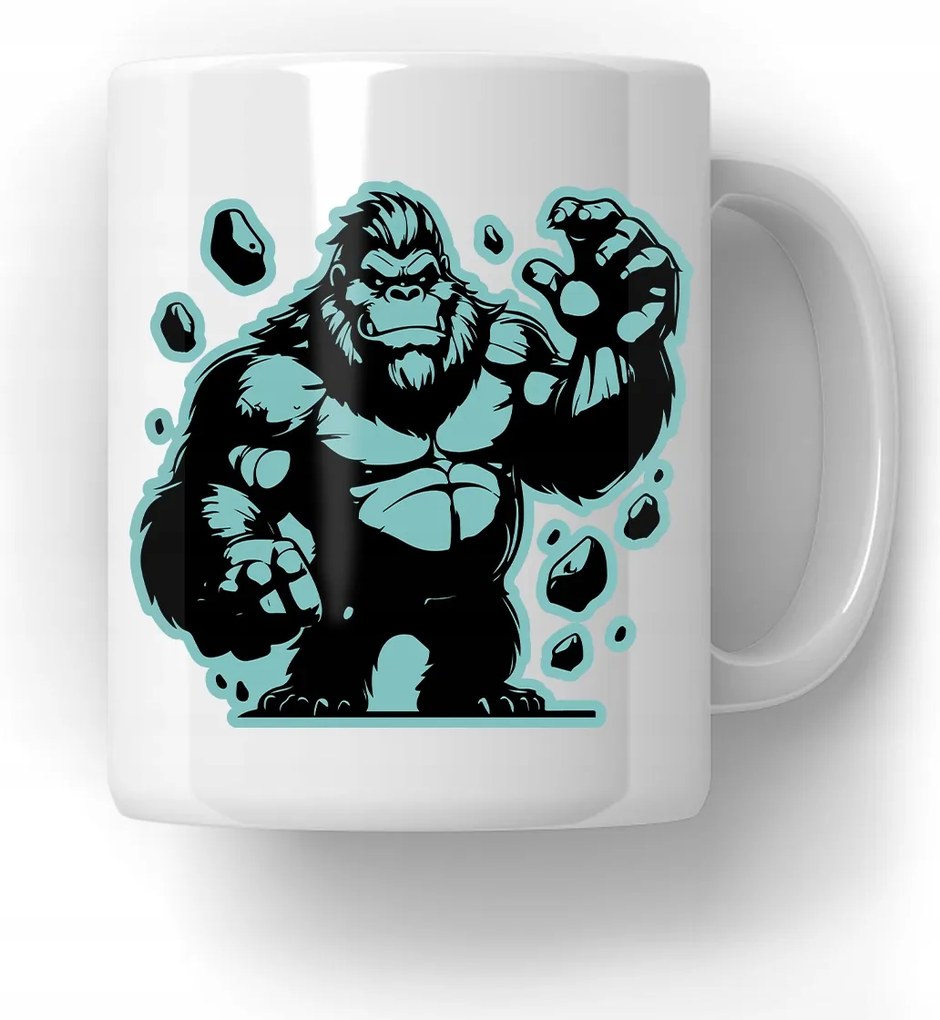 Bögre Gorilla King Kong Ajándék Majom Monkey Ajándék