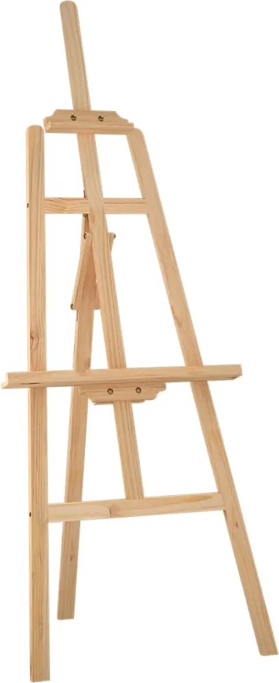 vidaXL tömör fenyőfa festőállvány 53,5x95x127 cm