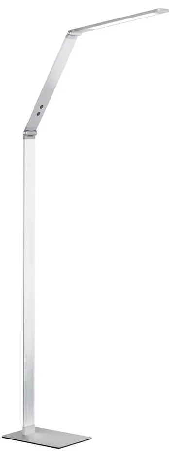 Ezüstszínű LED dimmelhető állólámpa (magasság 133 cm) Geri – Fischer & Honsel