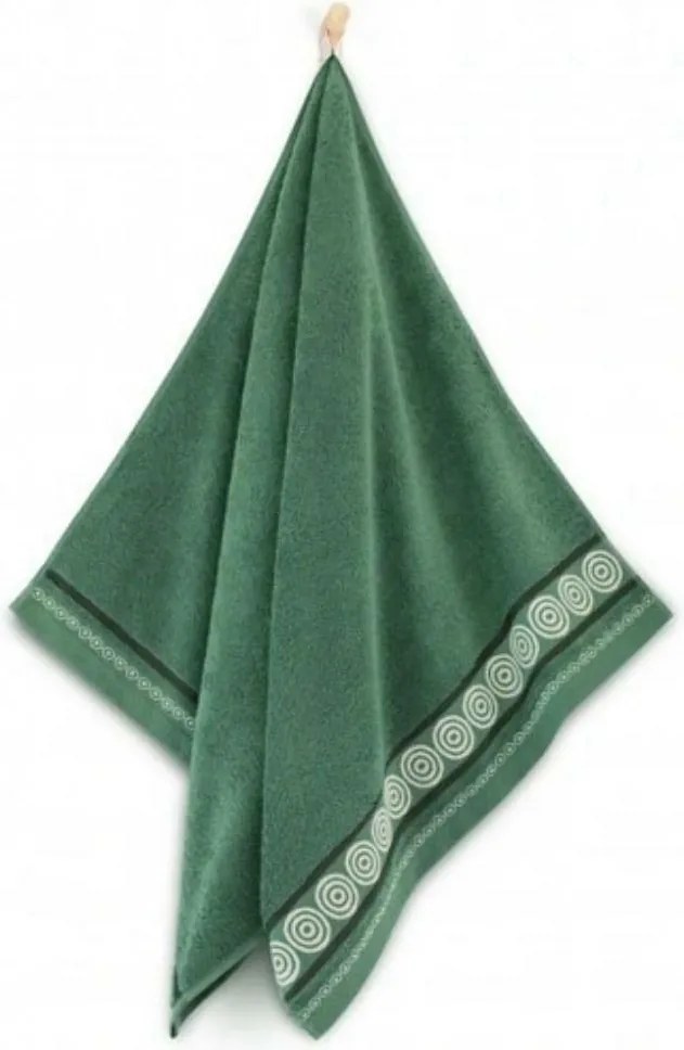 Rondo törölköző 2 30x50 zöld 8672 450g/m2