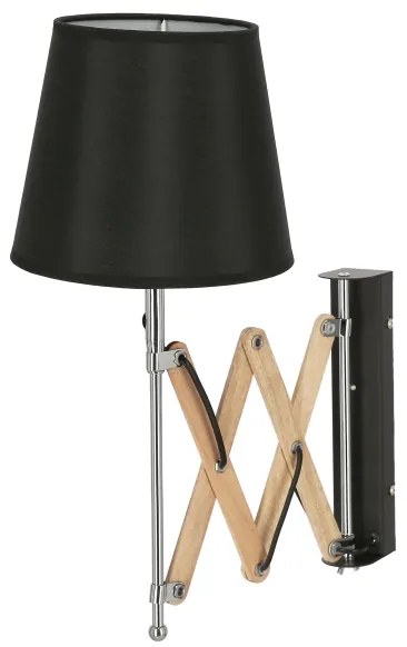 Fali lámpa MITO 1xE27/40W/230V fekete