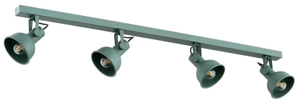 Argon 1819 - Spotlámpa LENORA 4xE14/7W/230V zöld