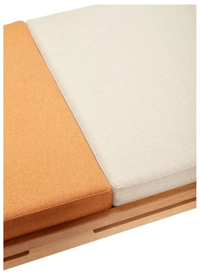 Narancssárga-krémszínű pad Amber – Hübsch