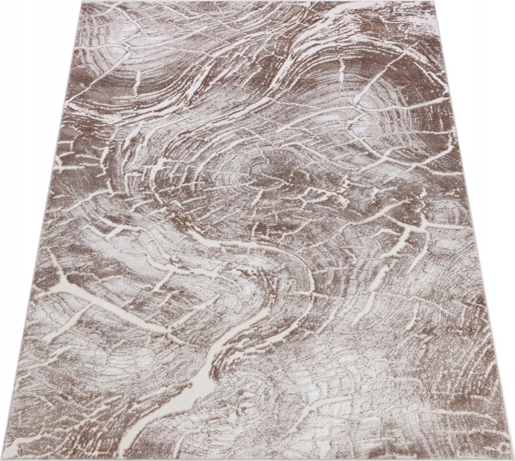 Komo Szőnyeg 80x150 Stílusos Modern fényes bézs w25